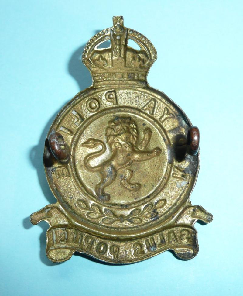 East Africa - Kenya Police Gilding Metal Cap Badge, King's Crown