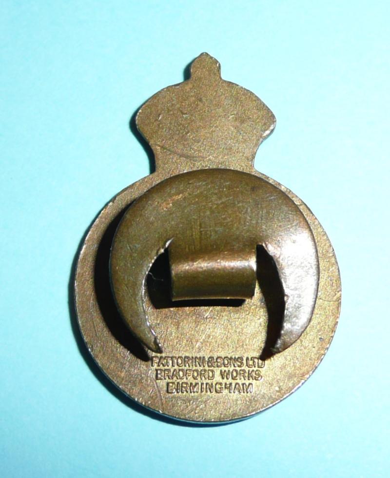 WW2 Cardiff City (Wales / Welsh) Special Constable Constabulary Police Gilt and Enamel Mufti Buttonhole Lapel Badge