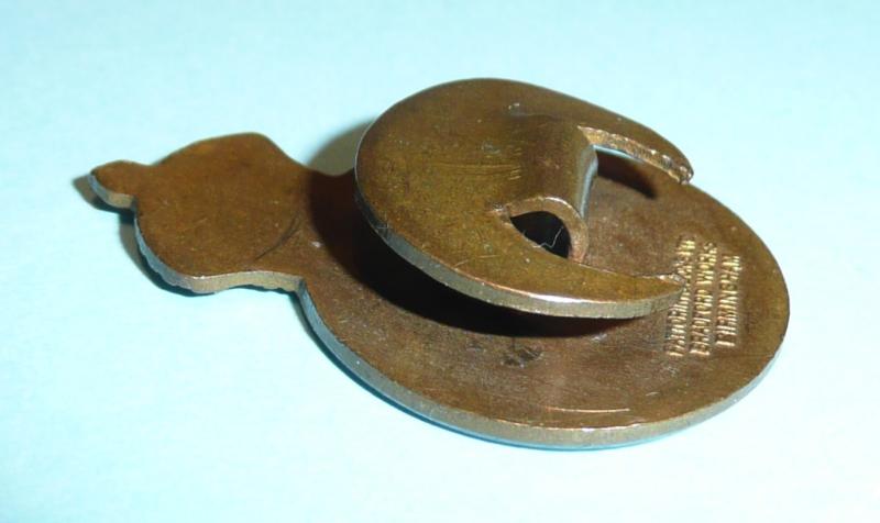 WW2 Cardiff City (Wales / Welsh) Special Constable Constabulary Police Gilt and Enamel Mufti Buttonhole Lapel Badge