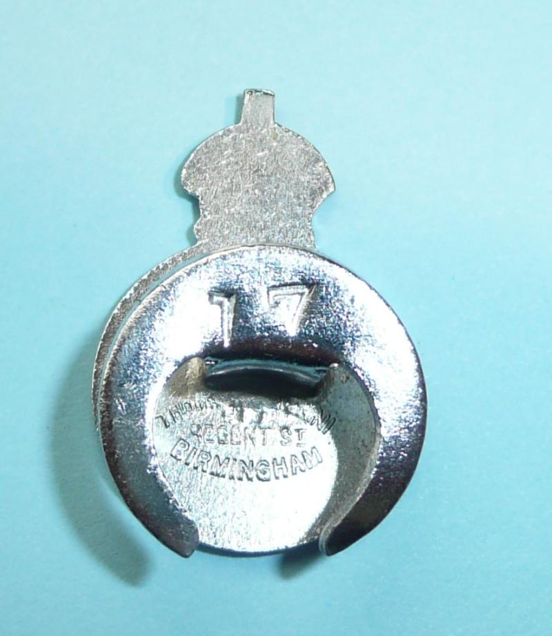 WW2 Margate (Kent) Special Constable Constabulary Police Chrome & Enamel Mufti Buttonhole Lapel Badge