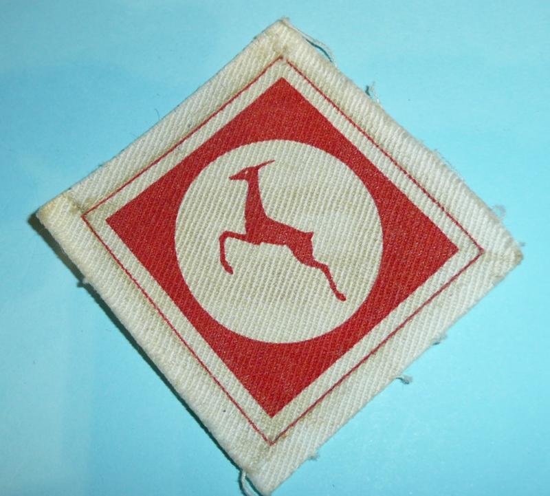 WW2 13th Corps / British Element, Trieste Force (BETFOR) Printed Cloth Formation Sign