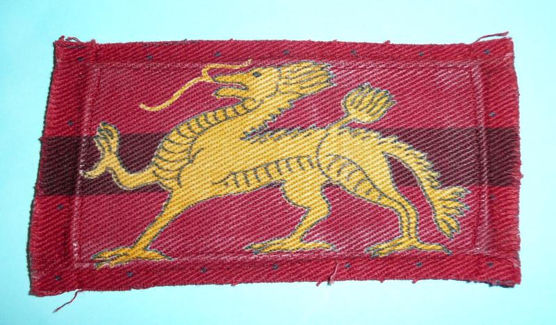 British HQ Land Forces Hong Kong Formation Sign Flash Patch Designation