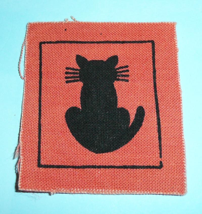WW2 56th (London) Division Printed Cloth Formation Sign