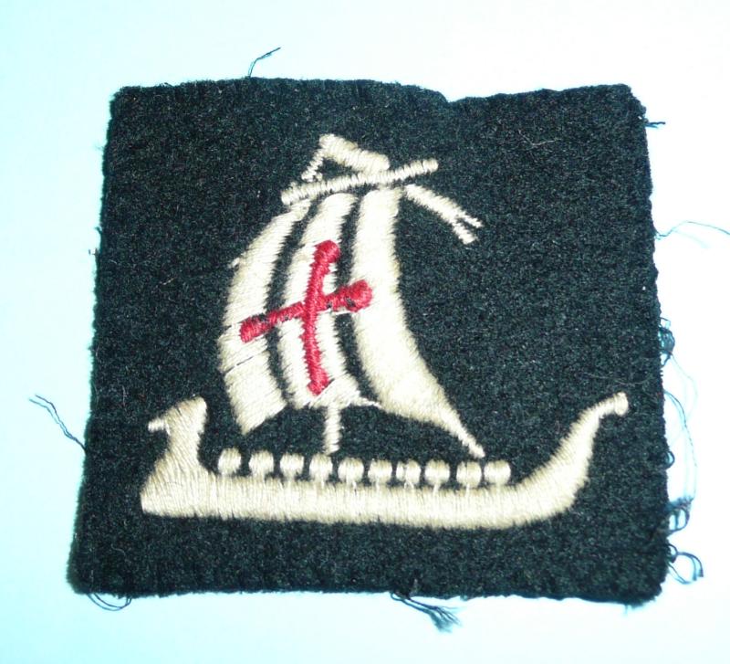 WW2 5th (V) Corps Embroidered Cloth Formation Sign Flash Patch Designation