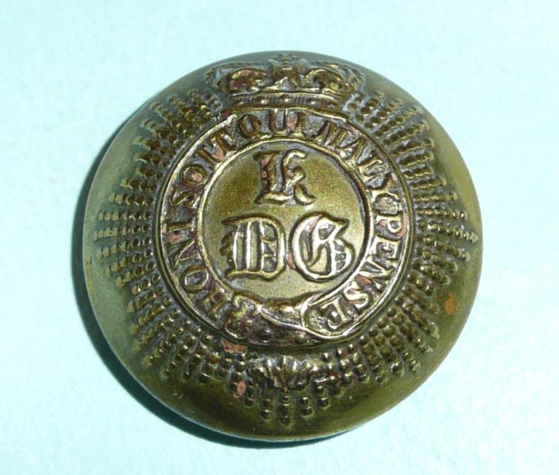 QVC Victorian 1st King's Dragoon Guards Other Ranks Large Pattern Brass Button