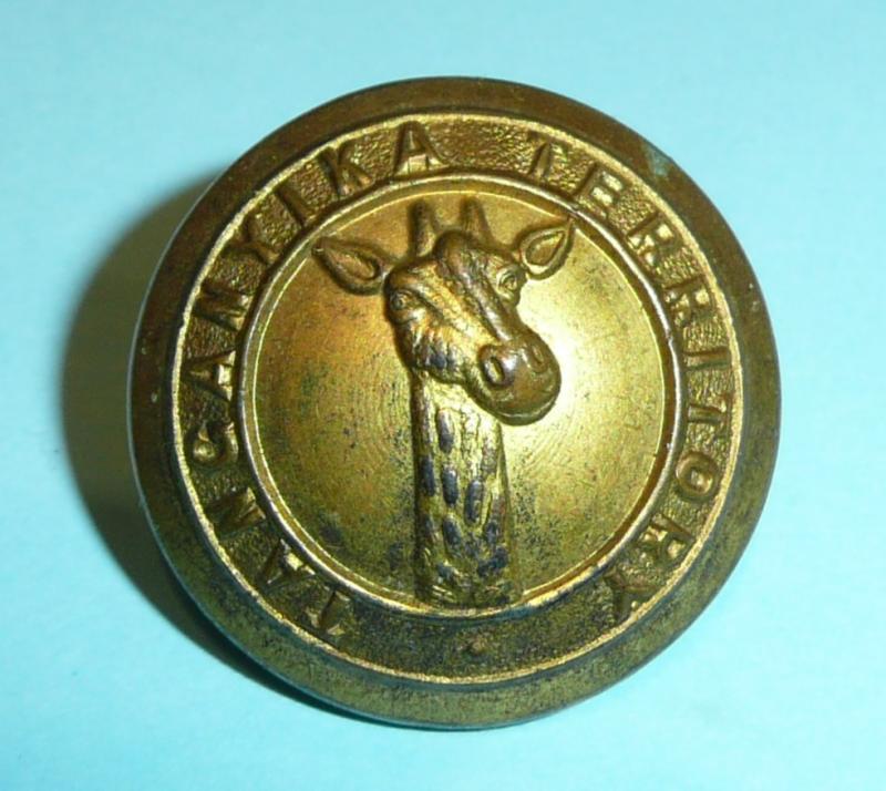 Colonial East Africa  - Tanganyika Territory Large Pattern Gilt Button