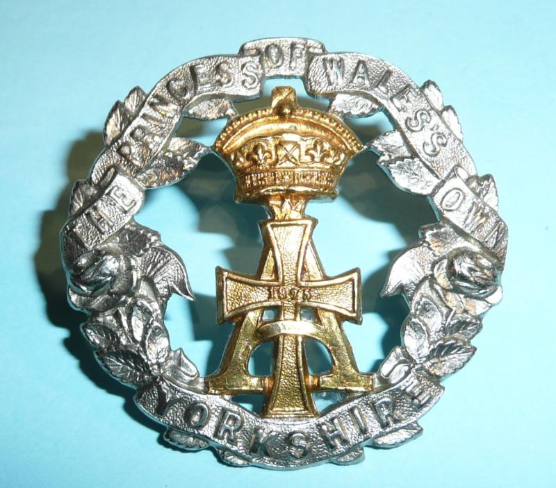 The Green Howards ( Alexandra, Princess of Wales's Own Yorkshire Regiment) (19th Foot) - 1st Pattern Other Ranks Bi-metal Cap Badge