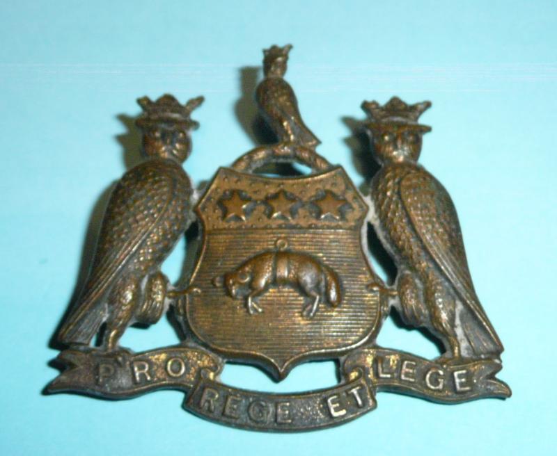 WW1  - 15th & 17th Service Battalions (The Leeds Pals) The Prince of Wales's Own (West Yorkshire Regiment) Other Ranks Gilding Metal Brass Cap Badge