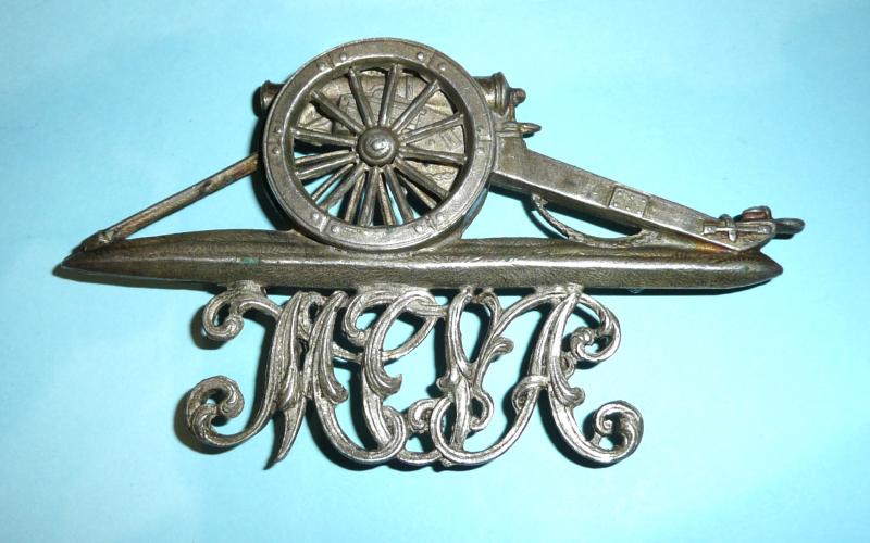 Scotland / Scottish  - Midlothian Coastal Volunteer Artillery (MCVA) Officer's Undress Pouch Badge