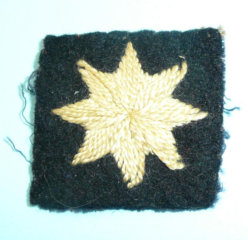 WW2 1st Battalion East Surrey Regiment Woven Embroidered Cloth Formation Sign Regimental Flash Designation