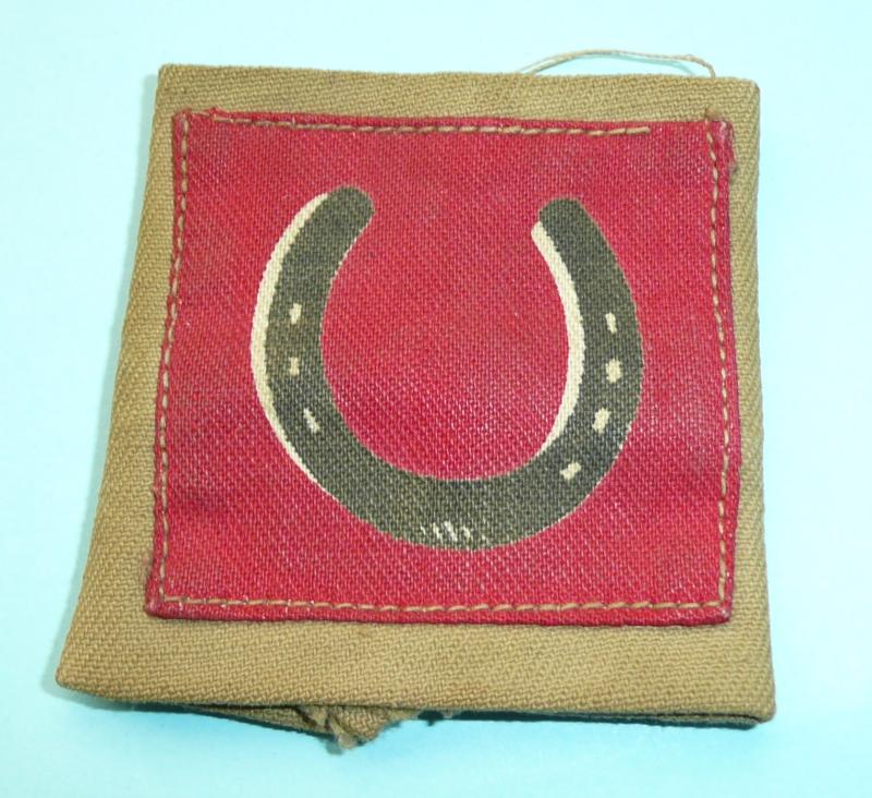 WW2 Italian Campaign - 13th Infantry Division Printed Formation Sign on KD Epaulette Slip-On
