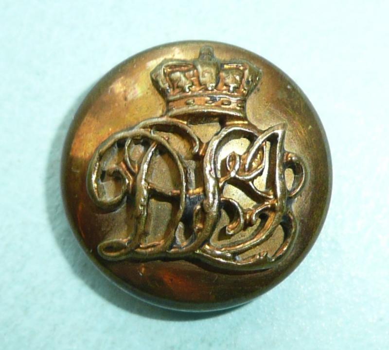 QVC Victorian Durham Light Infantry (DLI) Officer's Gilt Mounted Mess Dress / Hunt Button