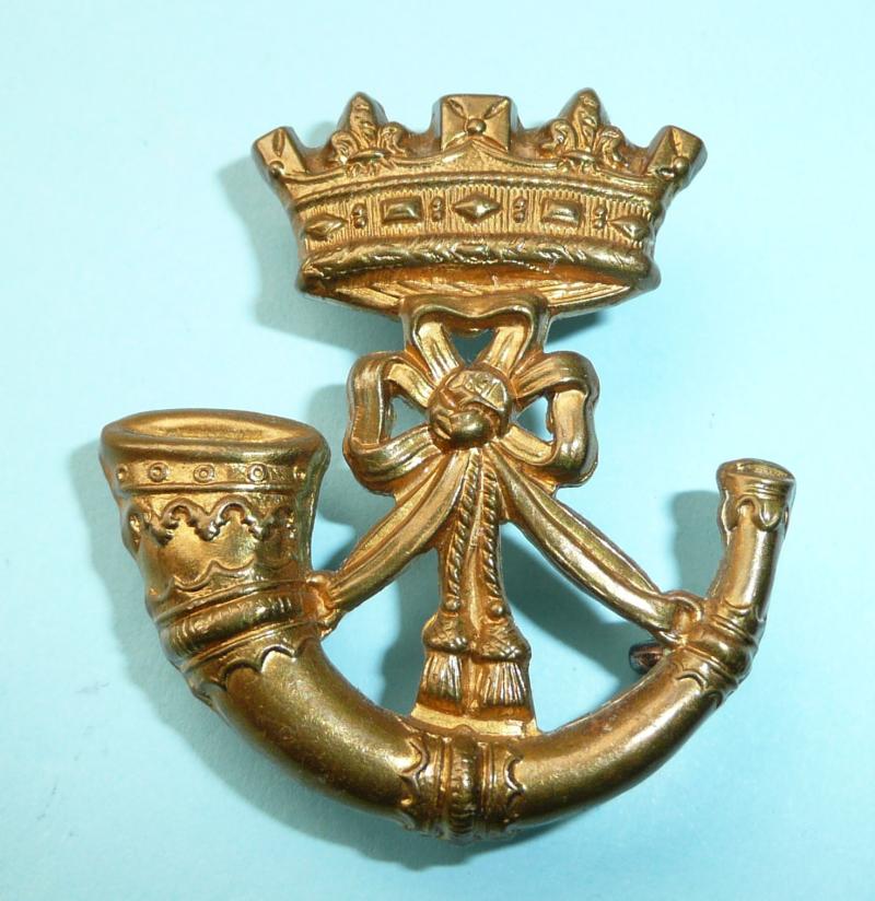 Duke of Cornwalls Light Infantry (DCLI) Other Ranks Victorian Brass Metal Cap Badge, 1896 - 1900 only