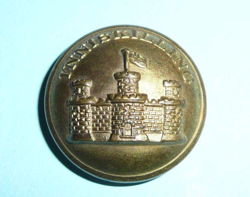 The Royal Inniskilling Fusiliers Officers Large Pattern Gilt Button