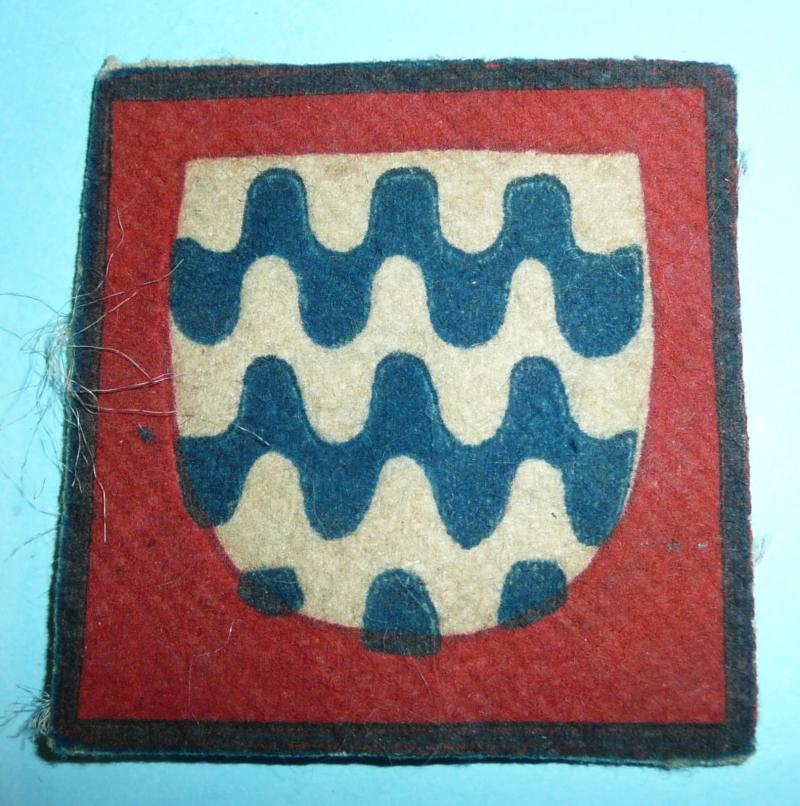 WW2 HQ 15th Army Group Woven Felt Cloth Formation Sign Flash Patch Badge
