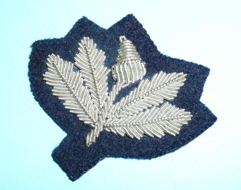 South Notinghamshire Hussars (Yeomanry) Officer's Bullion Cloth Beret / Collar Badge