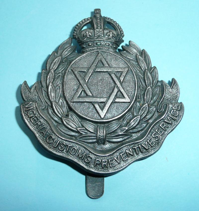 West African - Nigeria Customs Preventive Service Cap Badge - Firmin