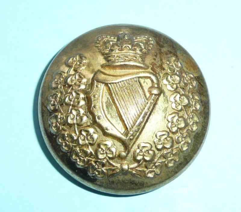 QVC Victorian Royal Irish Regiment Mess Waiter Orderlies Gilt Button
