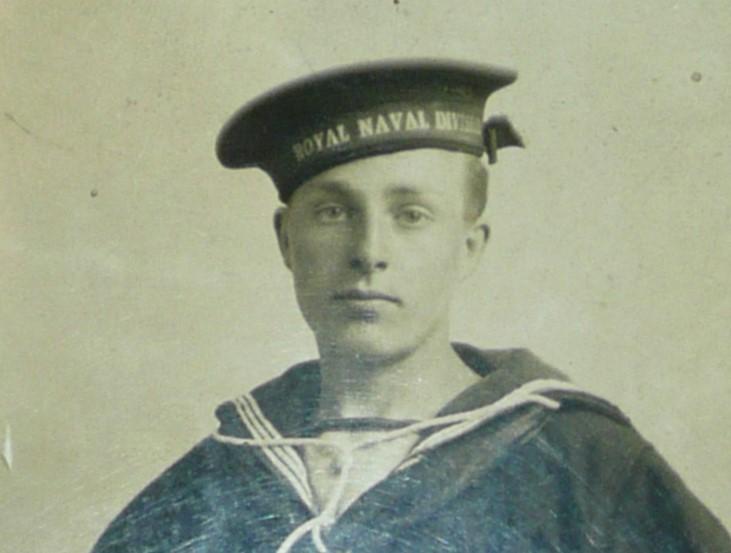 WW1 Original Postcard - Royal Naval Division (RND) Sailor in Full Rig!