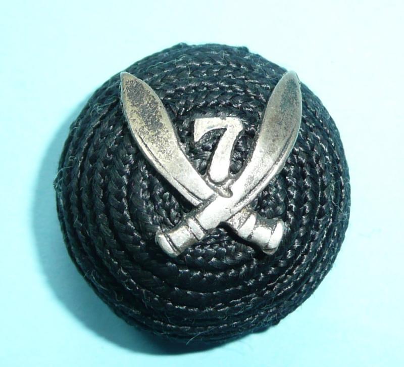 7th Gurkha Rifles Officer' Forage and Service Dress Cap Boss Badge