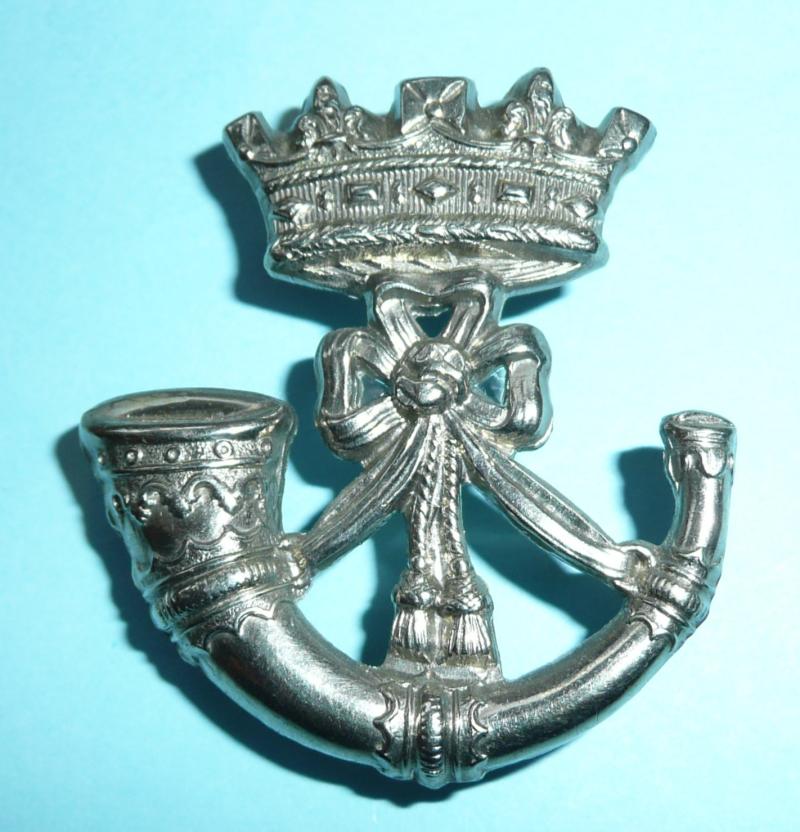 2nd Volunteer Battalion (VB) Duke of Cornwalls Light Infantry (DCLI) Other Ranks White Metal Cap Badge, 1896 - 1908 only