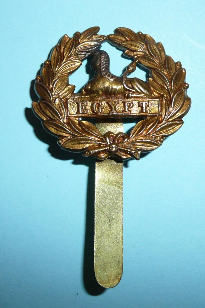 Gloucestershire Regiment (Glosters) Other Rank's Pagri Back Badge - Variety as worn on the 1881-1914 White Foreign Service Helmet