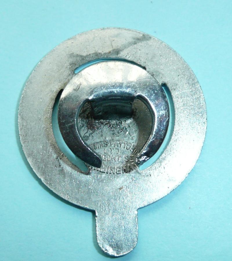 WW2 Wallasey Borough Special Constable Constabulary Police Chrome Lapel Buttonhole Mufti Badge