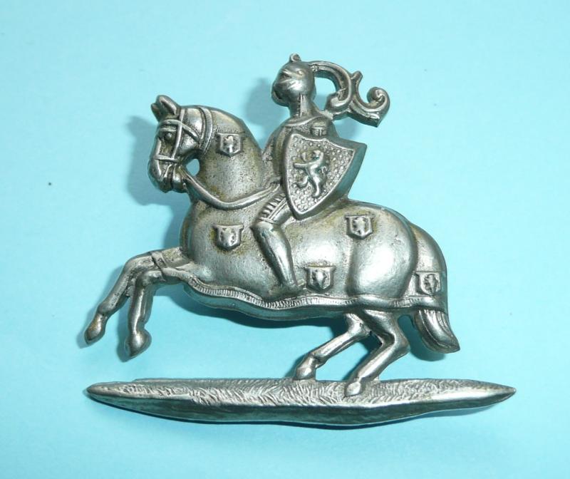 Fife (Fifeshire) Constabulary White Metal Cap Badge