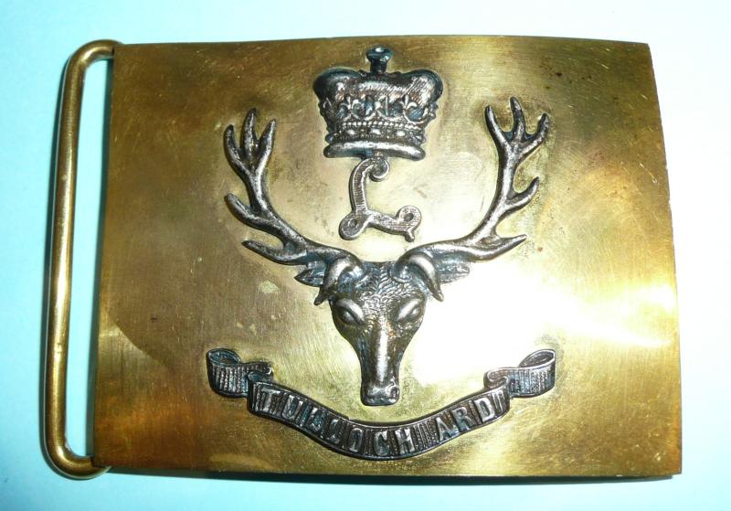 The Seaforth Highlanders Officers Waist Belt Clasp (WBC) 1881 - 1957.
