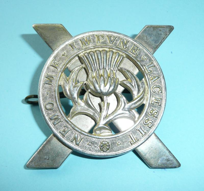 Scottish Lowland Brigade Officers Glengarry / Kilmarnock Bonnet Badge, 1959 - 1968
