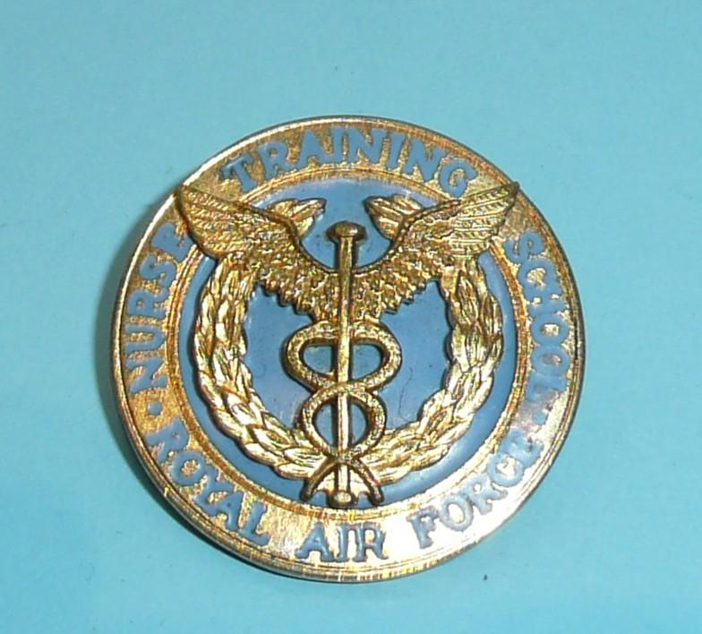 Royal Air Force RAF Medical Nurse Training School Uniform Badge Pin Brooch