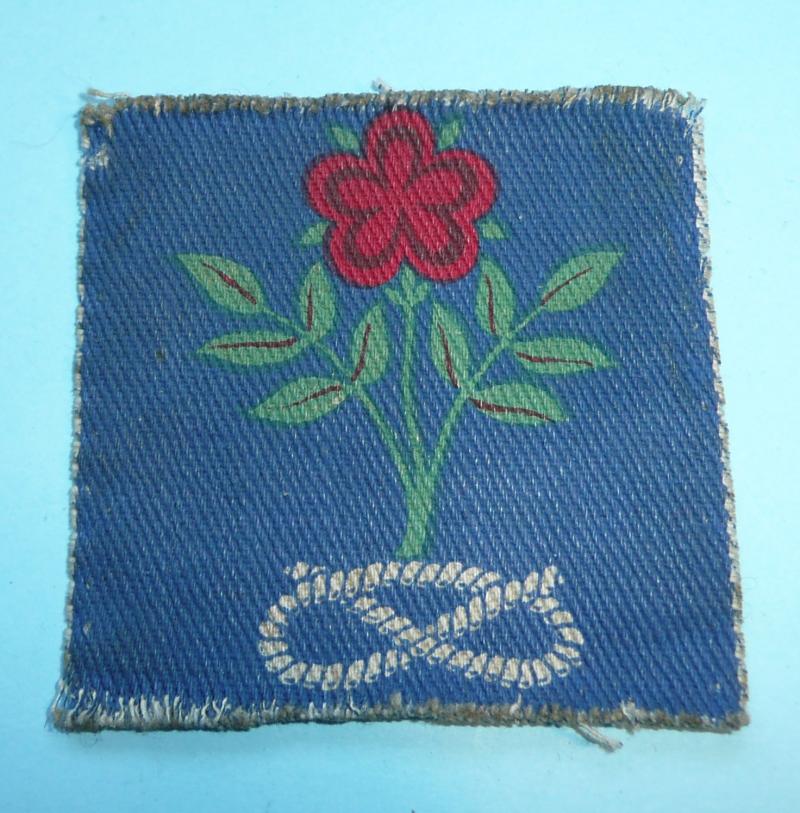 Cold War 24th Group Royal Engineers Printed Cloth Formation Sign Flash Designation