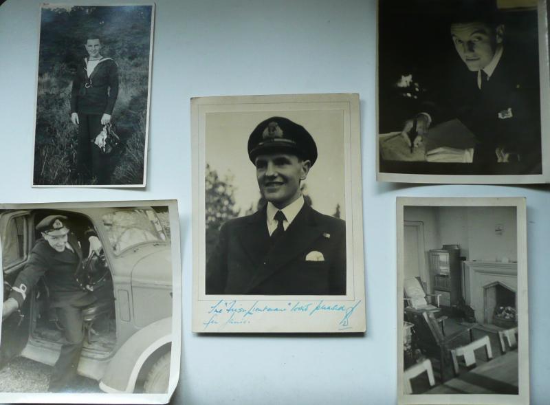 WW2 Royal Naval Volunteer Reserve (RNVR) Officer Collection of Photographs - Possible Bletchley Park Connection