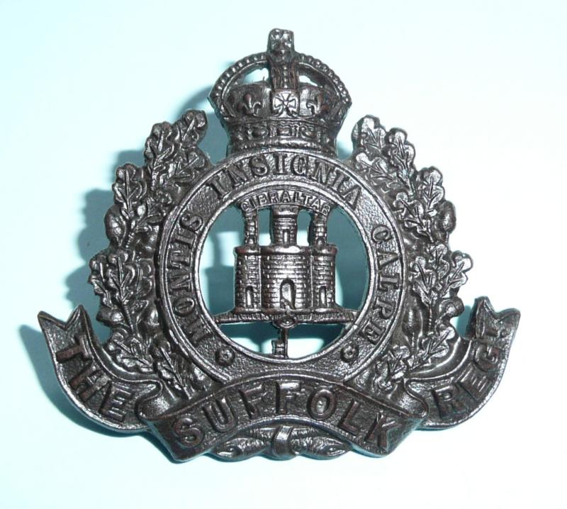 WW1 / WW2 Suffolk Regiment Officers OSD Collar Badge