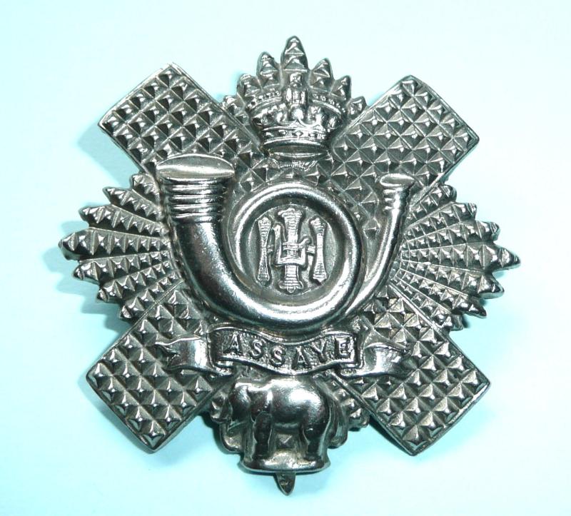 QVC Victorian Highland Light Infantry (HLI) Silver Plated Glengarry Badge