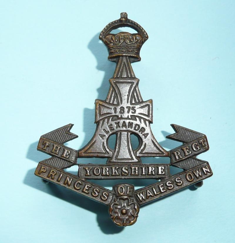 The Green Howards (Alexandra, Princess of Wales's Own Yorkshire Regiment) Officer's OSD Bronze Collar Badge