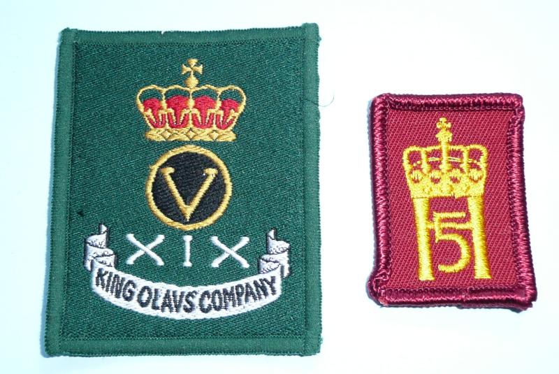 Green Howards (Alexandra Princess of Wales's Own ( Yorkshire Regiment)) -  King Olav's / Harald's Company Cloth Insignia