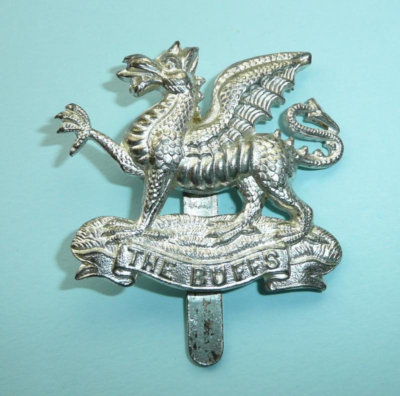 Birmingham Mint Souvenir The Buffs (East Kent Regiment) Silver Plated Cap Badge