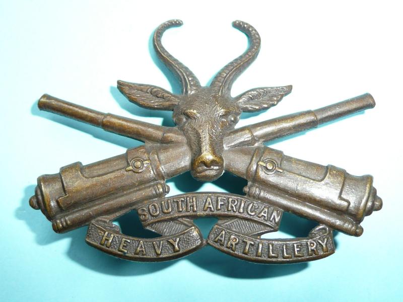 South Africa - WW1 South African Heavy Artillery (SAHA) Bronzed Cap Badge