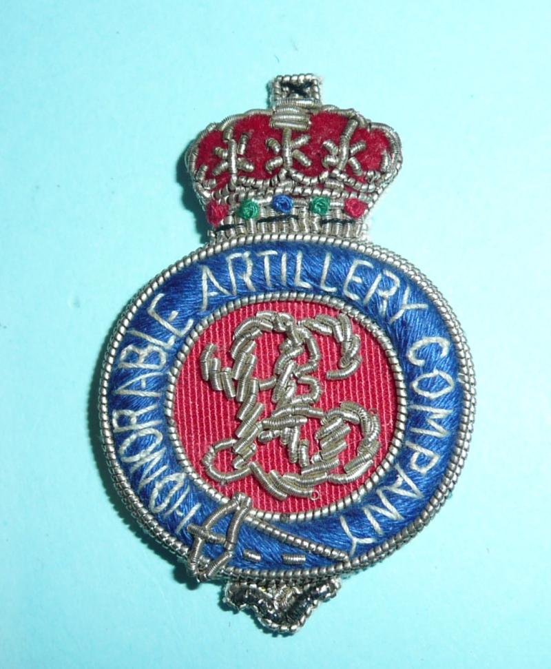 HAC Honourable Artillery Company Light Cavalry Bullion Mess Dress Collar Badge