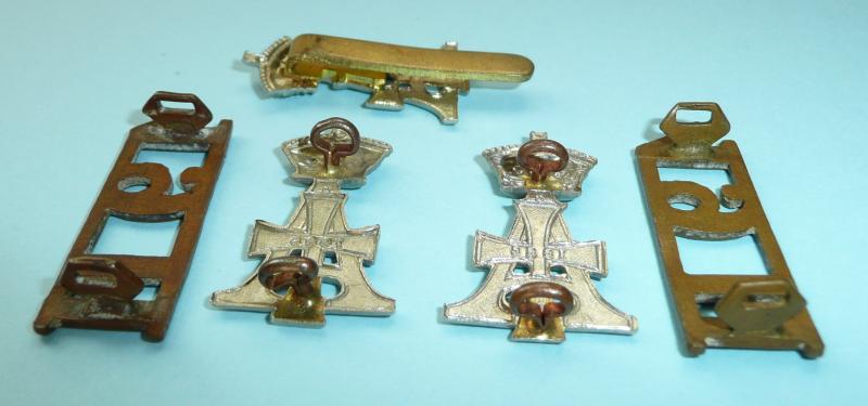 19th Royal Hussars (Queen Alexandra's Own) Other Ranks Cap Badge Collar and Shoulder Title Set