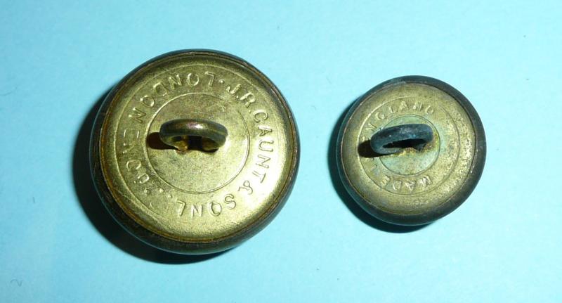 Middlesex Yeomanry / 47th (Middlesex Yeomanry) Signal Squadron Pair of Gilt Brass Buttons