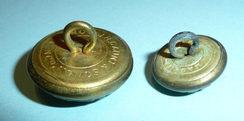 Middlesex Yeomanry / 47th (Middlesex Yeomanry) Signal Squadron Pair of Gilt Brass Buttons