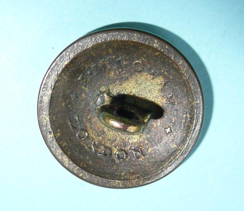 Georgian / Napoleonic Royal North Lincolnshire (RNL) Militia Gilt Open Back Officer's Tunic Button