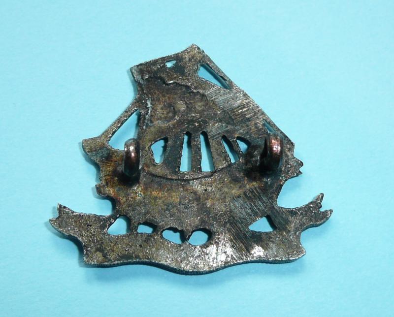 Indian Army - 2nd Punjab Regiment White Metal Cap Badge