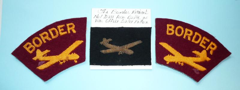 Cold War  - The Border Regiment Set of Cloth Insignia