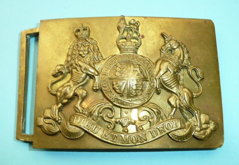 Household Cavalry HCav Other Ranks Full Dress / Review Order Waist Belt Clasp, QEII Crown