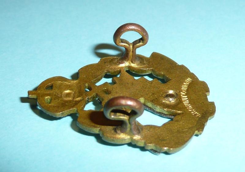 Royal Army Dental Corps RADC Officer's No 1 Dress Collar Badge - Kings Crown, Gaunt