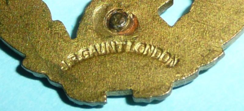 Royal Army Dental Corps RADC Officer's No 1 Dress Collar Badge - Kings Crown, Gaunt