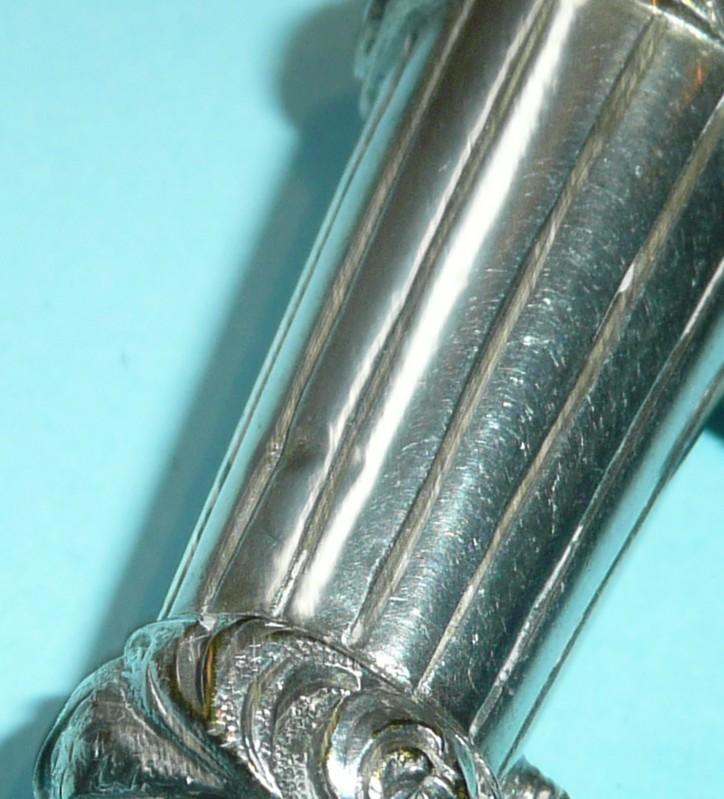 Volunteer Battalion Officer's Whistle Boss, Chain and Keep